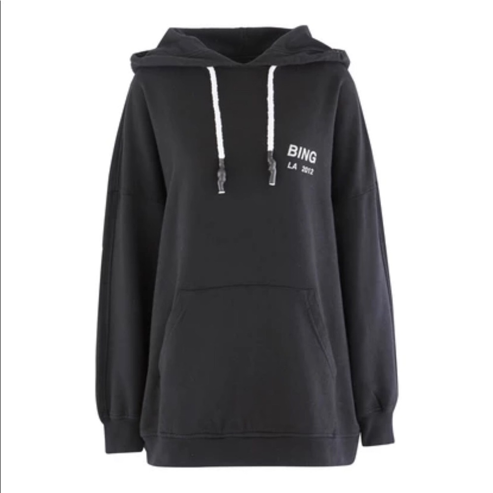 Anine Bing Lottie Hoddie black Xs